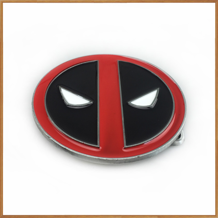 Deadpool Belt Buckle Close-up