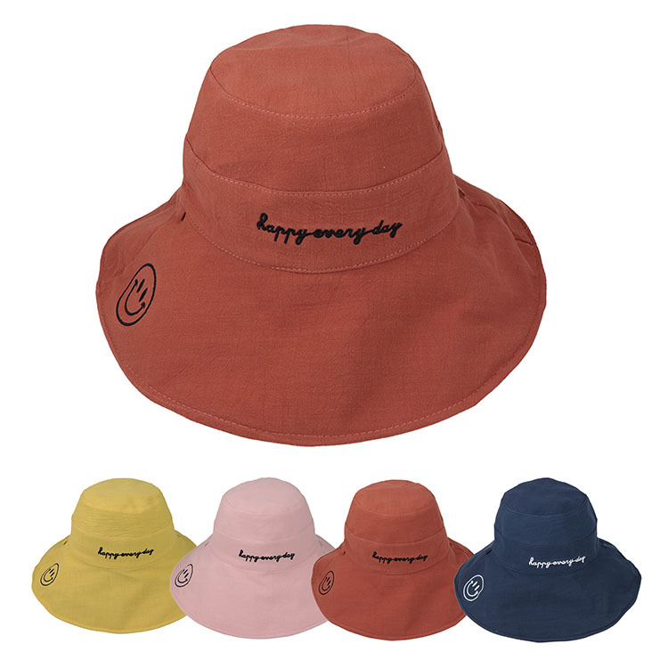 户外百搭秋季铝丝双面大檐帽子女春秋夏防晒遮阳帽盆帽布帽可折叠|ru