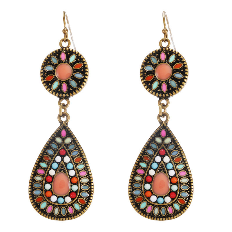 Boho Creative New Color Drop Earrings display picture 1
