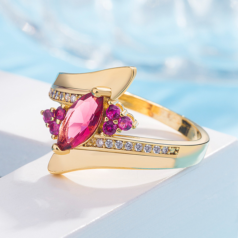 Multi-Colored Zirconia Ring