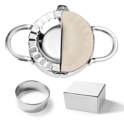 不锈钢包饺器饺子器包饺子模具 包饺子神器水饺模具切饺子皮模具|ms