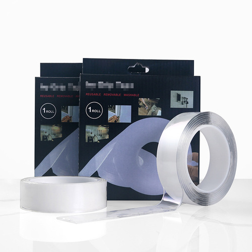 Source manufacturer, strong transparent nano-double-sided tape, ten thousand times washable traceless magic tape