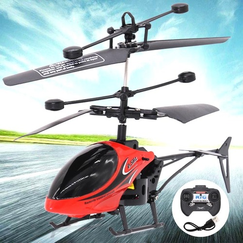 New Year gift compact remote control aircraft mini electric charging remote control helicopter drone with light