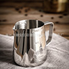 Thickened 304 stainless steel pointed mouth pulling cup with scale coffee cup drawing flower tank, milk bubble pot coffee cup