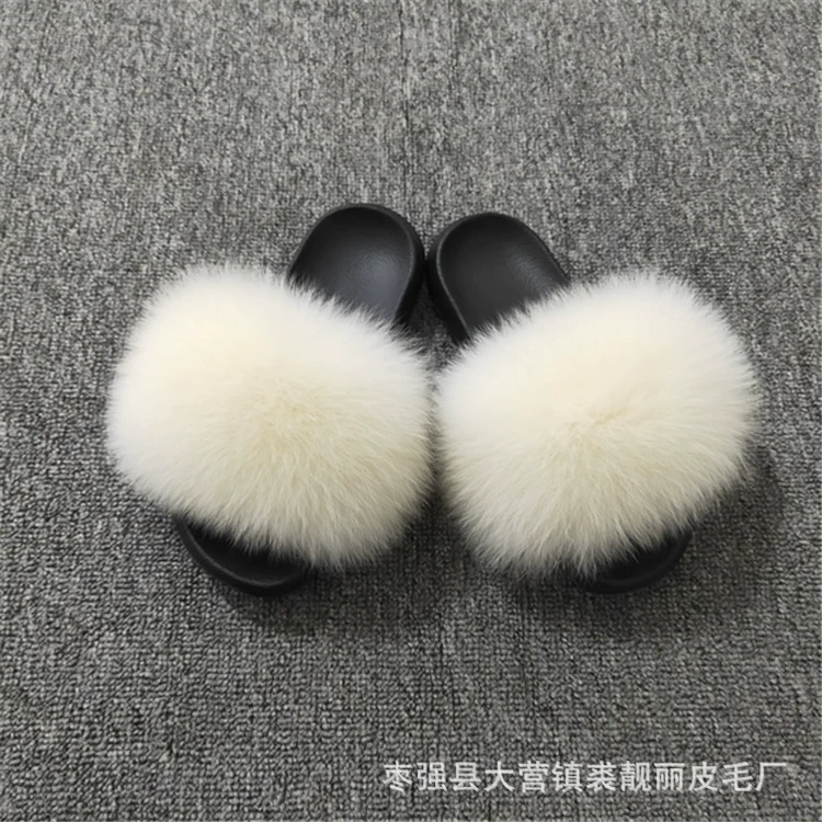Весна-лето плоская подошва с волосами лисы, стрижка слов, удобная мягкая подошва, волосы, тонкие ботинки, прохладный стиль