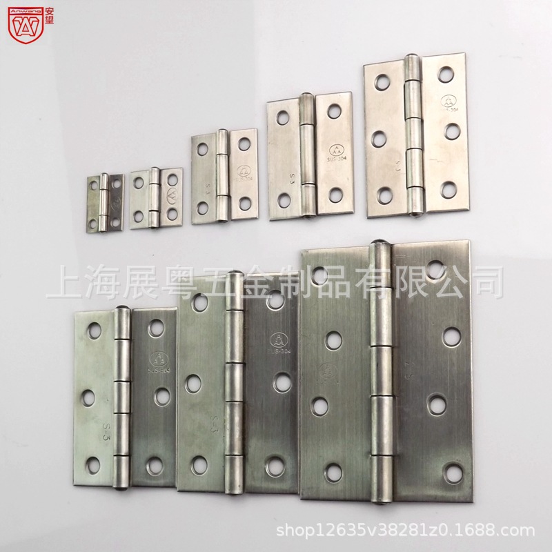 bisagra de acero inoxidable de 2 pulgadas 2.5 pulgadas 3 pulgadas bisagra pequeña accesorios de hardware de muebles bisagra industrial ventanas