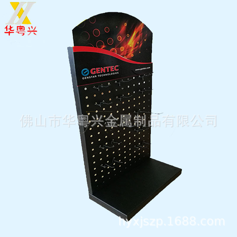 厂家定制多功能金属洞洞板式展示架 微型小型孔板工具展示架批发