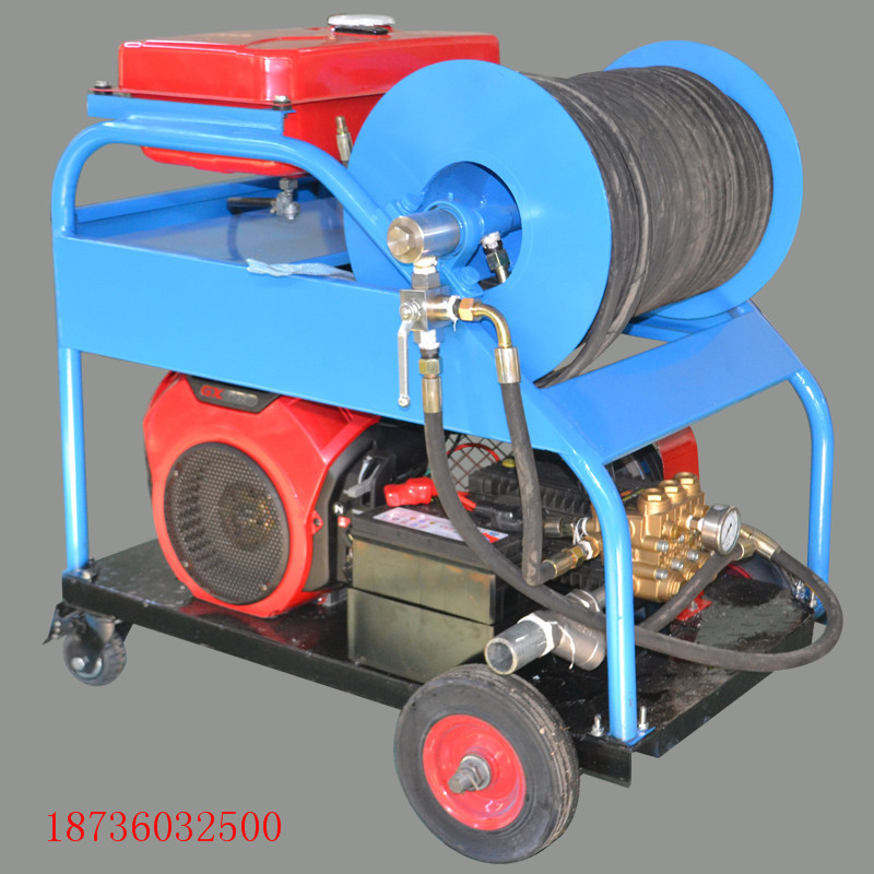 18Mpa gasoline-driven high-pressure cold water cleaning equipment Zhengzhou Guangyuan property sewer dredging machine 18Mpa gasoline-driven high-pressure cold water cleaning equipment Zhengzhou Guangyuan property sewer dredging machine