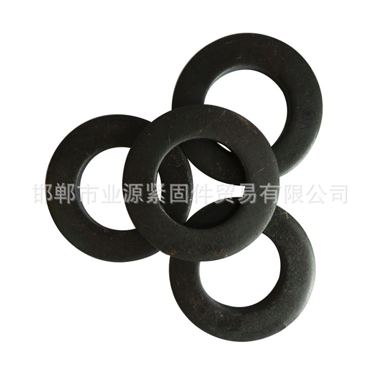 Φ8-Φ30高强度平垫全系列 8级热处理45#发黑平垫片 GB97.1平垫圈
