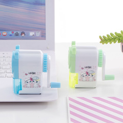 Creative cartoon automatic pencil sharpener for students learning stationery supplies for children hand-cranked pencil sharpener factory wholesale
