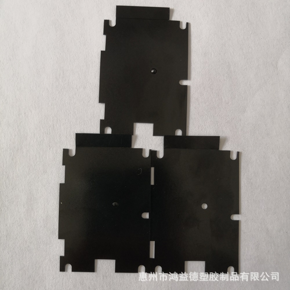 黑色pc垫片 PC麦拉片 pet/pvc/pp绝缘胶片 可定制尺寸