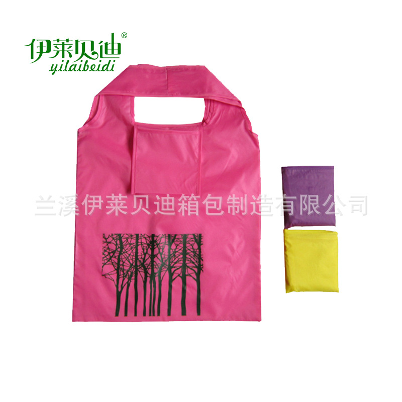 批发小口袋折叠购物袋 广告礼品促销收纳袋 购物袋厂家定做印logo