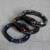 Leather accessory stainless steel, bead bracelet, wholesale, European style