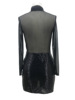 Sequin perspective Hip Wrap nightclub skirt