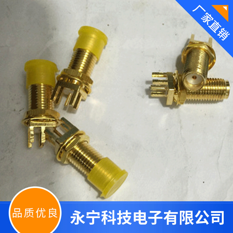 厂家直销 SMA-KYWE 偏四角射频同轴连接线 高品质通讯连接器
