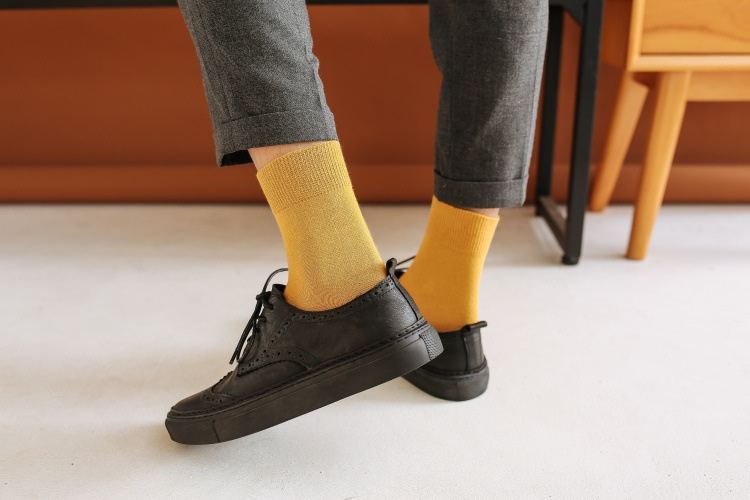 pure color cotton men s socks NSFN40095