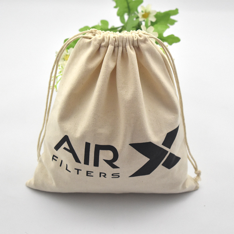 厂家专业全棉束口棉布袋 抽绳棉布袋 印字棉布袋可印logo