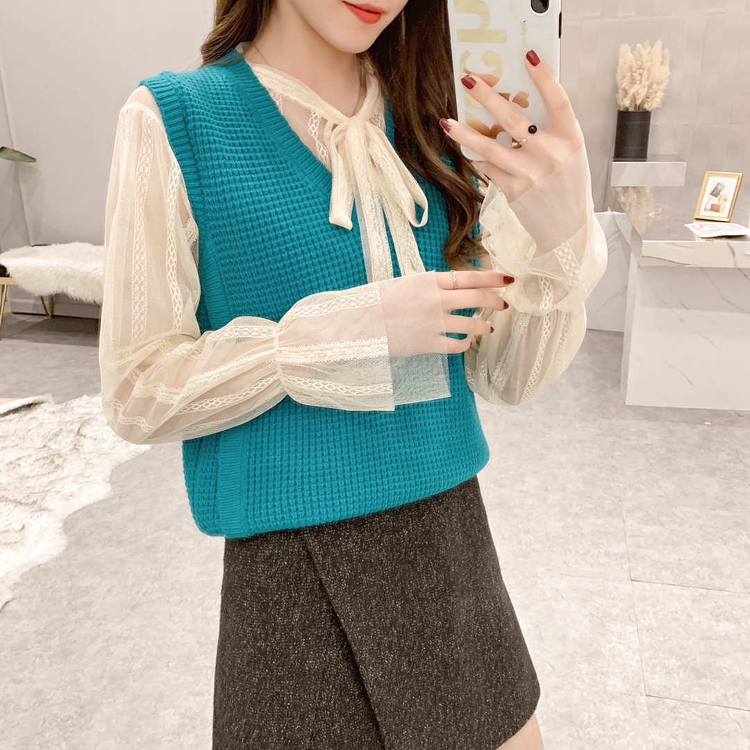 Gilet femme en Mouton cachemire - Ref 3316542 Image 26