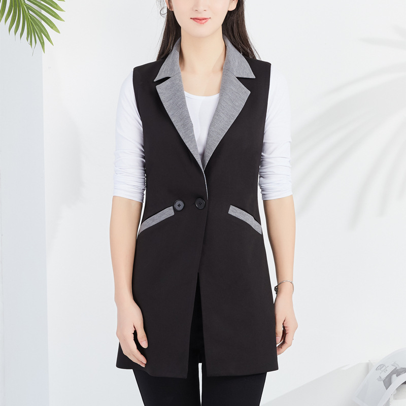 Gilet femme en Mélange de fibres chimiques - Ref 3316204 Image 29