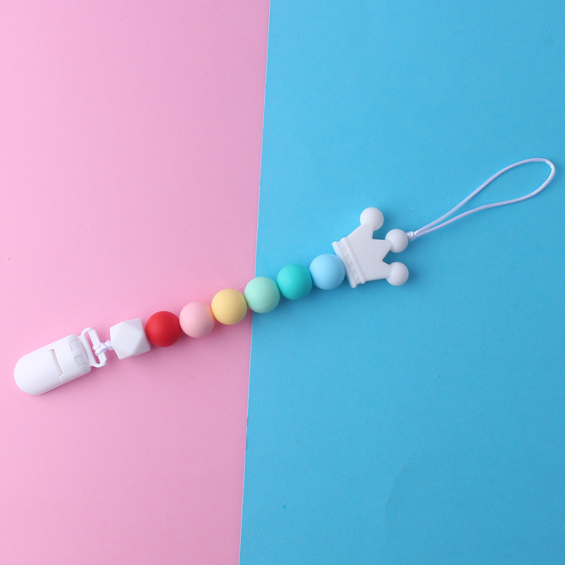 Directo de fábrica de silicona chupete Cadena de bebé de haya silicona teether juguete molar AliExpress Amazon nuevo