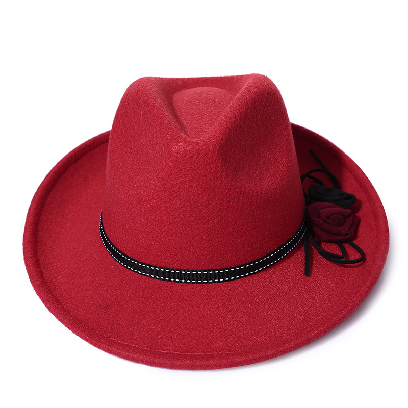 2020 Otoño e Invierno sombrero británico de moda elegante sombrero superior de mujer al aire libre cálido sombrero de lana de mujer al por mayor entrega de una pieza image 6