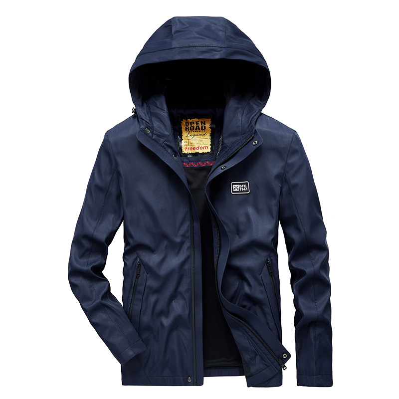 2019 otoño nuevo rompevientos transfronterizo moda casual de los hombres rompevientos con capucha de los hombres rompevientos tendencia de los hombres