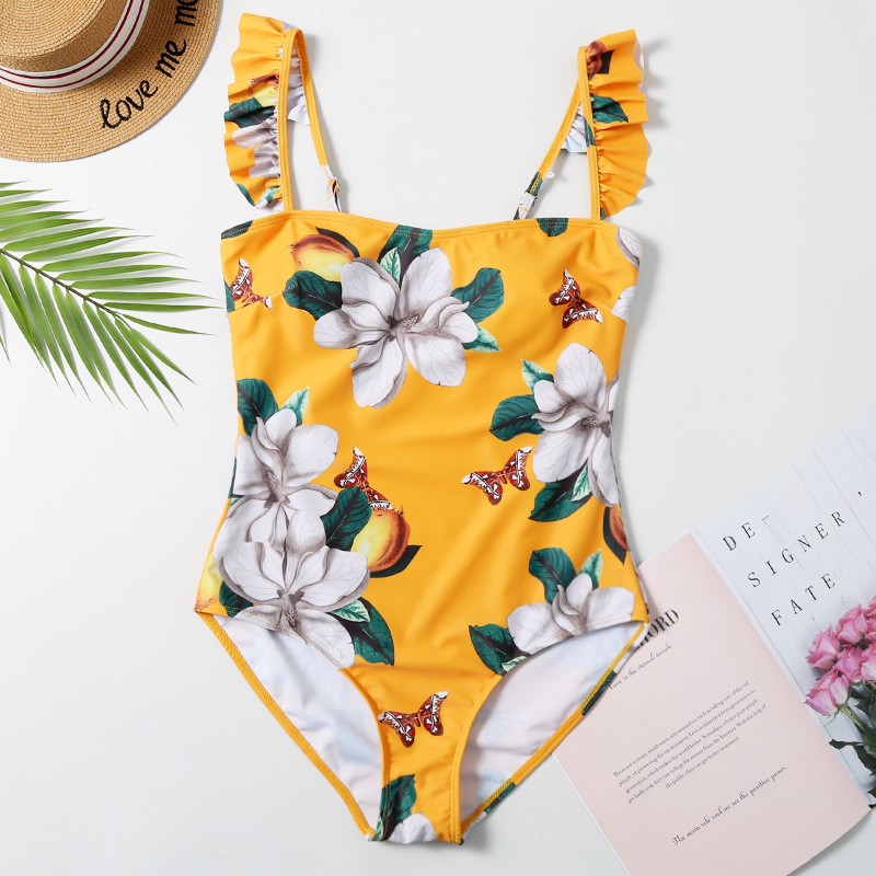 Sexy Print Small Fresh One-piece Bikini  NSHL10653