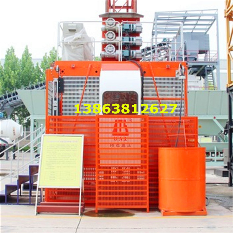 单笼施工升降机，单笼施工电梯，载重1吨升降机，1t客货电梯