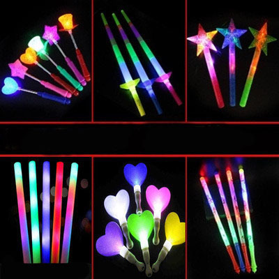 Colorful Light Lolls Candy Star Fairy Stick Baseball Concert…