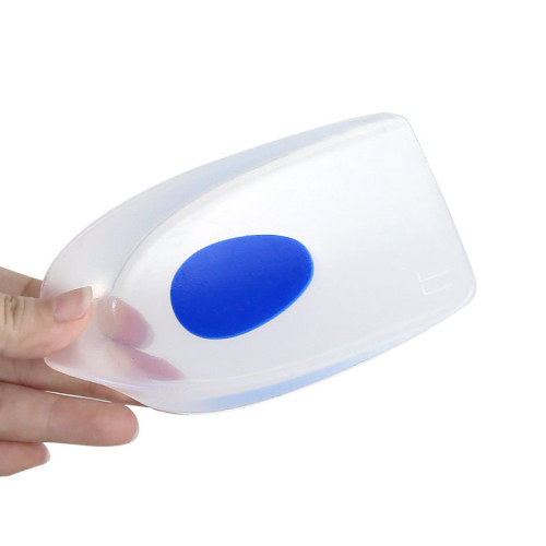 Silicone shock-absorbing heel pad, heel, heel pad, soft thickened half size pad, heel pad