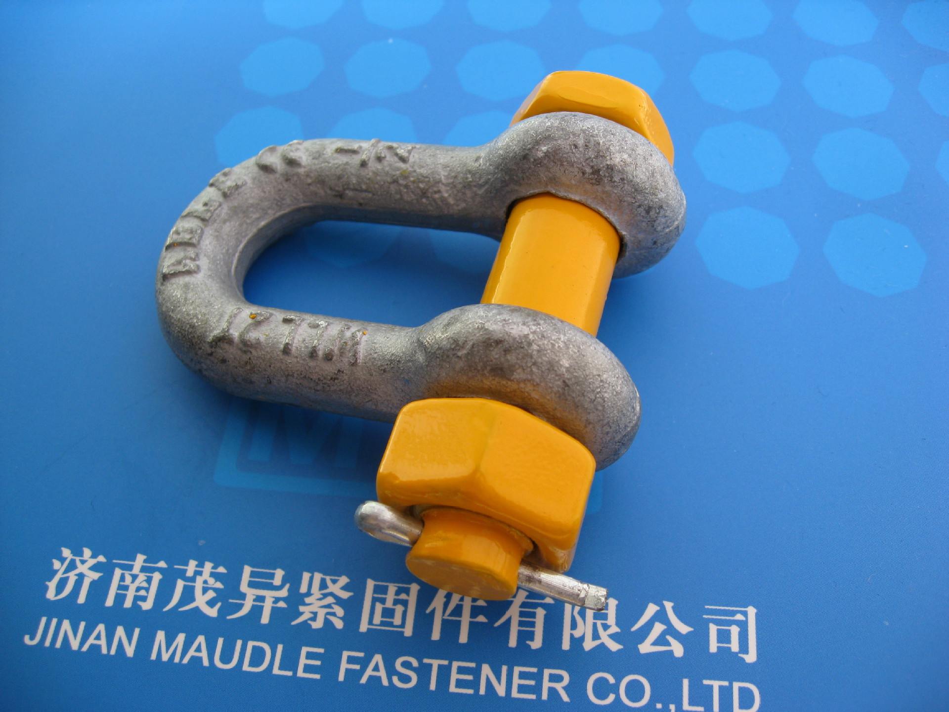 D型合金钢带安全销直形卸扣CB3061-1987