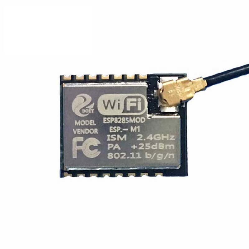 超小ESP-M1 ESP8285串口透传无线WiFi控制模块AT固件加天线