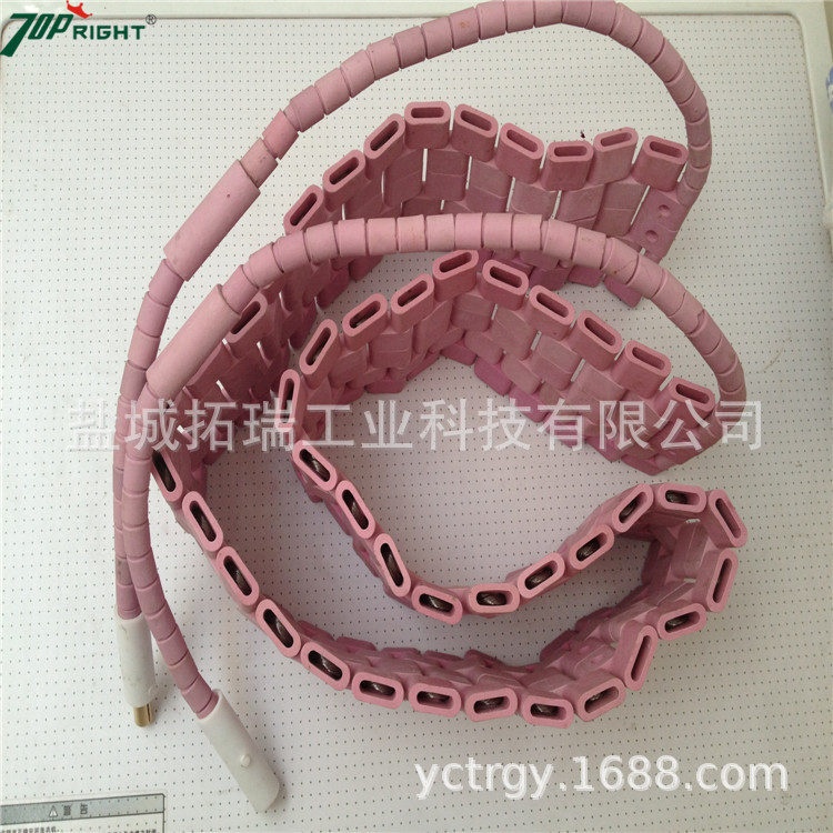 供应LCD履带式陶瓷加热垫  室外管道热处理履带陶瓷加热垫