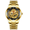 Waterproof mechanical ruby fashionable men's watch for elderly, for middle age