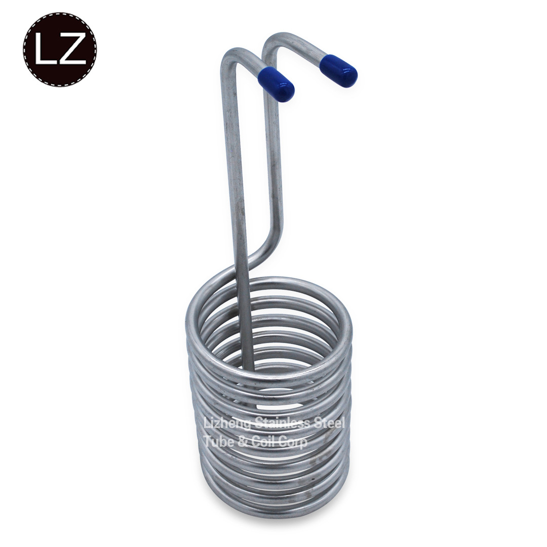 定制加工 双层热交换不锈钢盘管