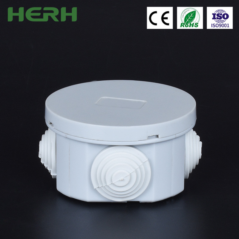 厂家供应底部带卡槽塑料防水盒防水接线盒密封配电箱