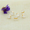 Silica gel earrings, non-slip high-end resin stainless steel, South Korea, wholesale