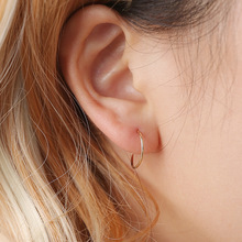 日韩新款创意耳饰时尚简约开口圈耳夹小清新流行气质圆圈耳环