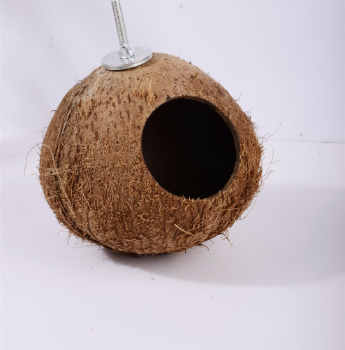 Parrot coconut shell nest Hamster squirrel breeding nest Parrot toy cooling nest Bird nest