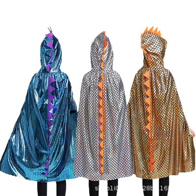 Halloween Children's clothing Cape cosplay Boy dinosaur clothes cos girl animal cloak Tyrannosaurus Rex