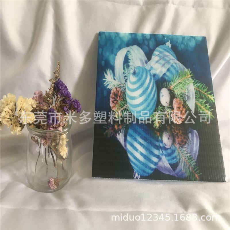 供应安徽环保出口塑料万通板户外草地庭院插牌 圣诞节节日插牌