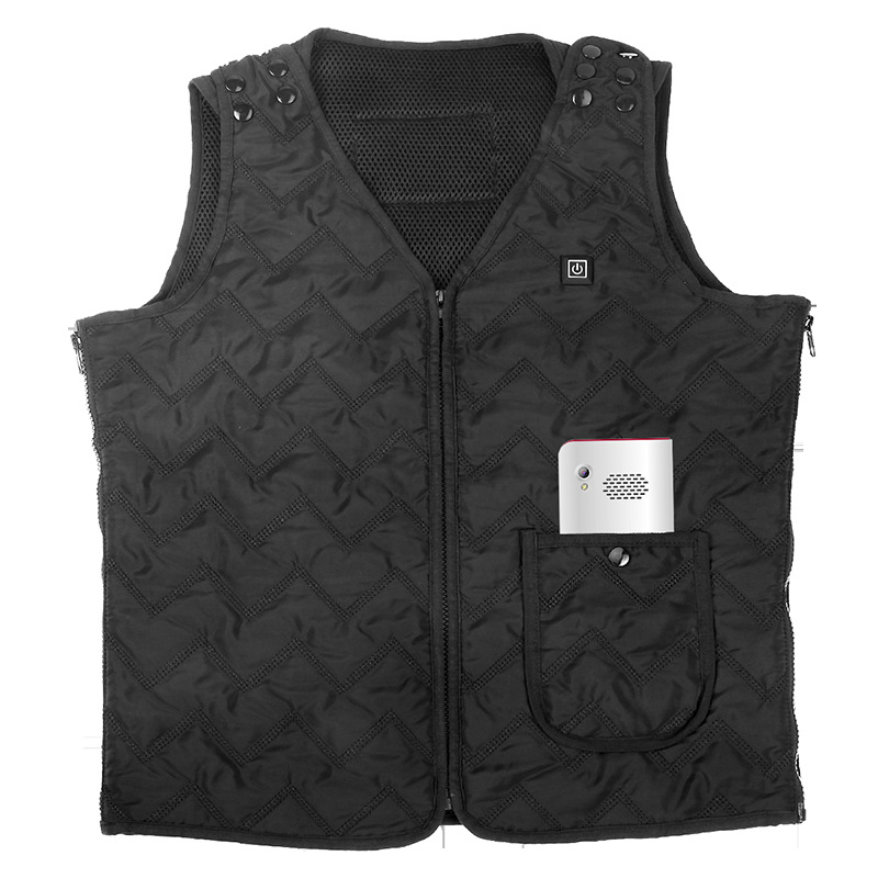加熱馬甲男款冬季全身發熱衣服保暖usb立領充電智能男士電熱背心