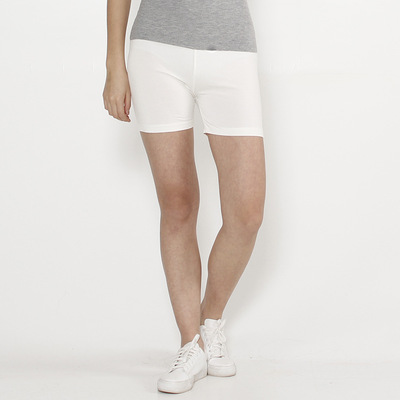 莫代爾純色印花安全褲平角褲工廠壹件代發批發防走光褲短褲女舒適