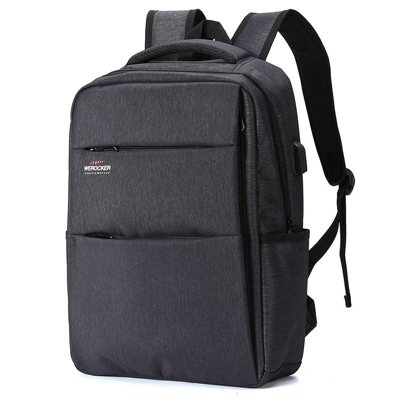Business Backpack Fashion Computer Bag Men's Korean-style Trendy Travel Backpack Casual Women's logo Printed Student Schoolbag