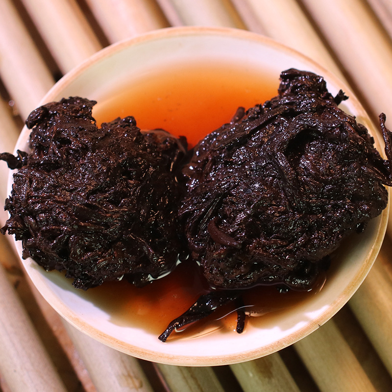 Wholesale Pu-erh Tea Factory 17-year Yunnan Pu-erh Aged Tea Head, Large, Medium, Small Tastes Sweet, Rich Flavor, Bulk Discounts