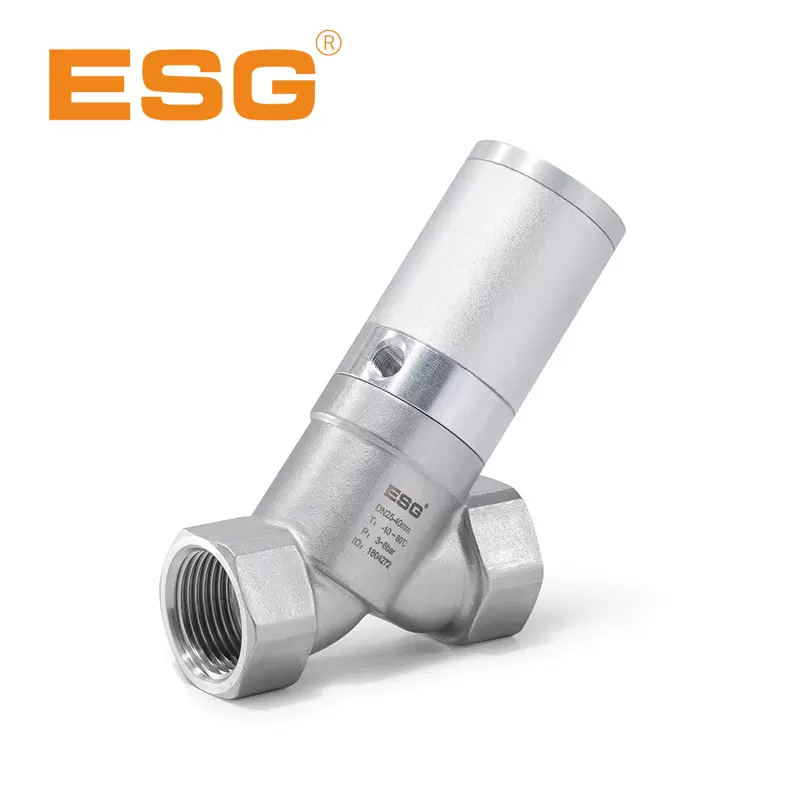 供应青岛精锐ESG牌气控角座阀经济型螺纹角座阀气动角座阀