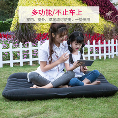 Car Traveler Dual-Purpose Inflatable Mattress with Thick Wave Pattern Car Mattress 138*90CM Vehicle Inflatable Bed