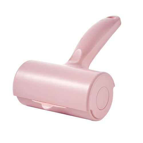 Factory wholesale roller brush with cover hair stick handle pet hair remover dust paper clothes dust sticky hair paper