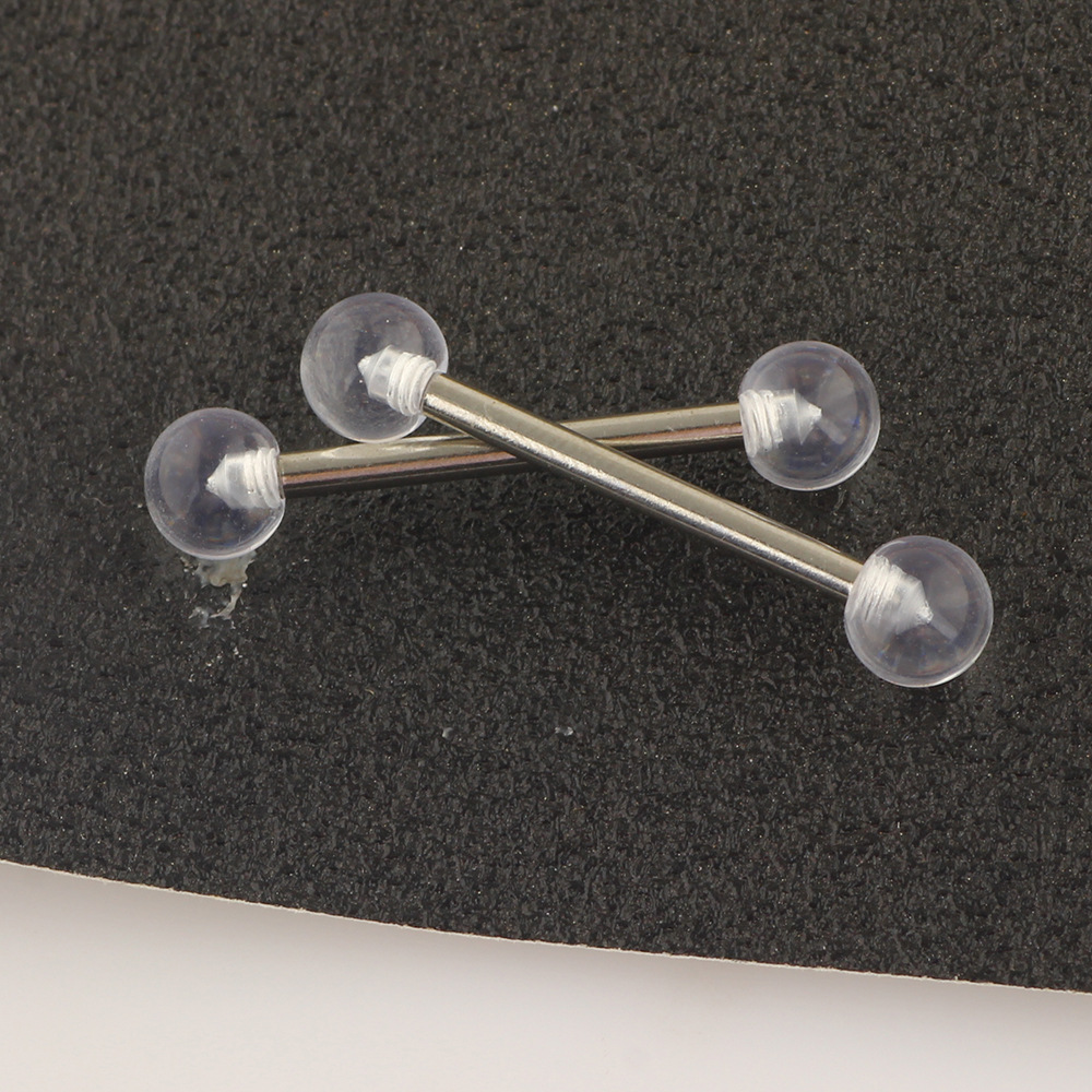 14Pcs Nipple Rings Tongue Rings Piercing Set Stainless Steel Body Jewelry Kit detail image 12