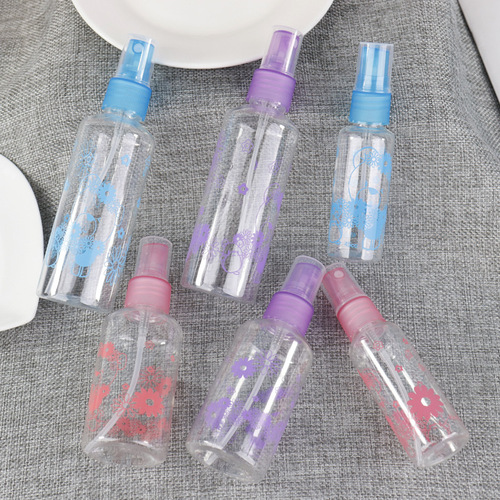 Factory direct sales plastic dispensing bottles, large, medium and small portable nozzle dispensing bottles, travel cosmetic bottles supply